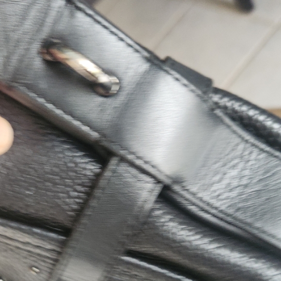 ✨️Coach Black Studded Leather Satchel - Picture 13 of 17